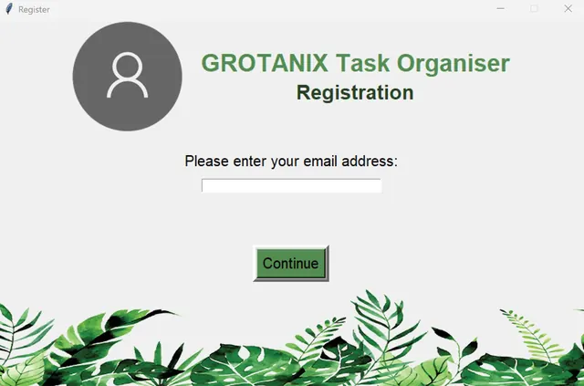 Register Screen